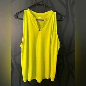 Slazenger Neon Yellow Tank Top